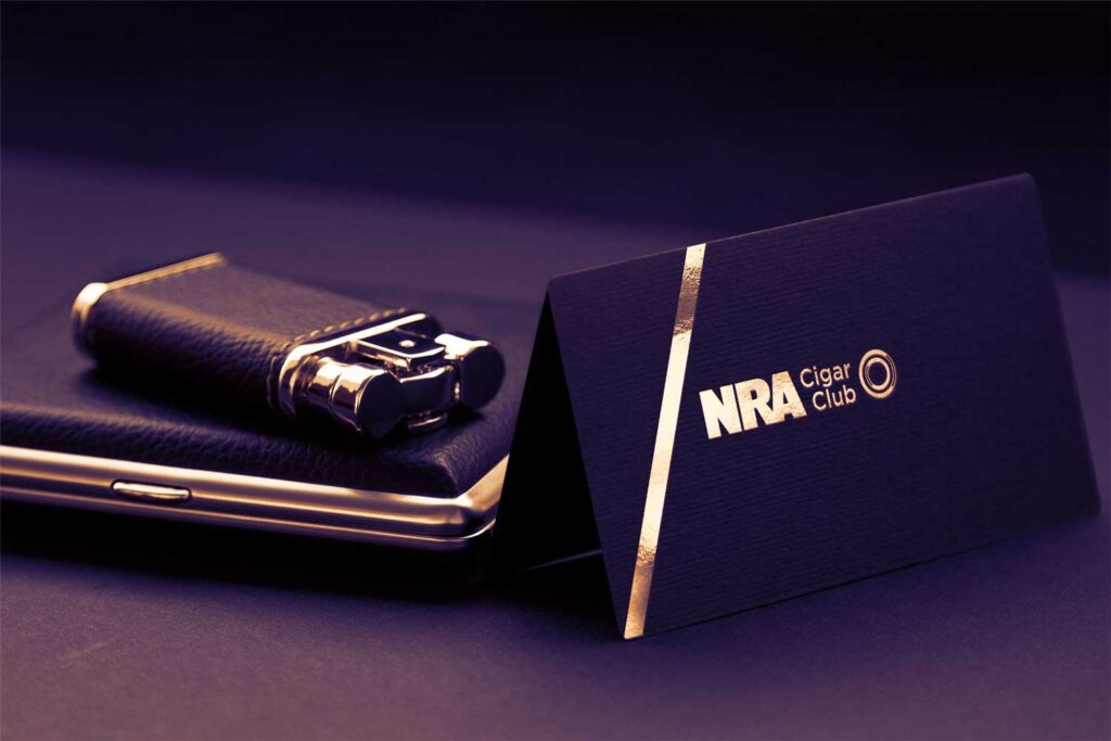 NRA cigar club Brand design by designer zahid