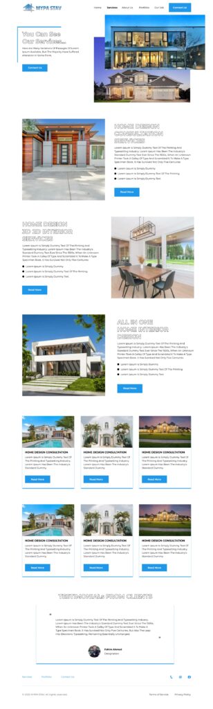 Mypa Stav website design by designer zahid